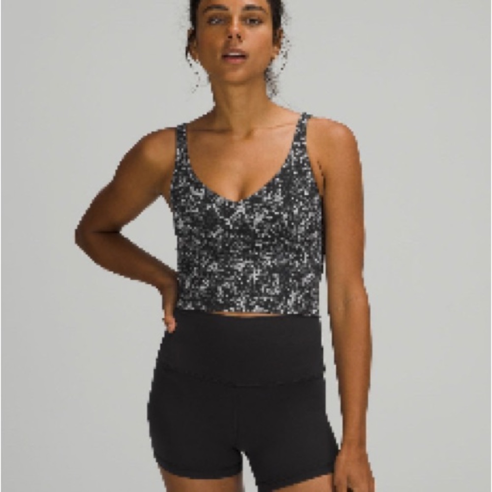 Lululemon align tank black and white and grey size 6